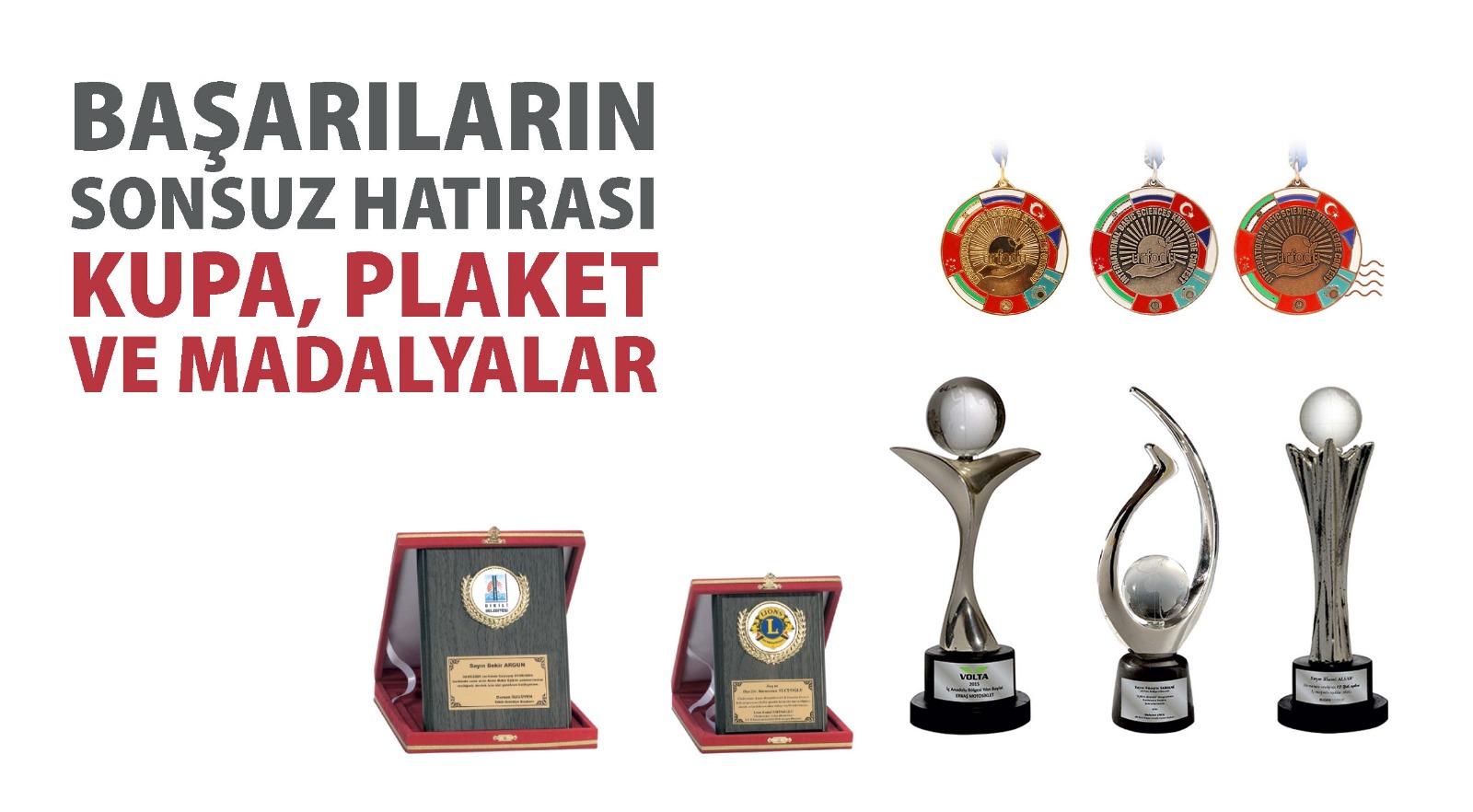 Başarıların Sonsuz Hatırası: Kupa, Plaket ve Madalyalar