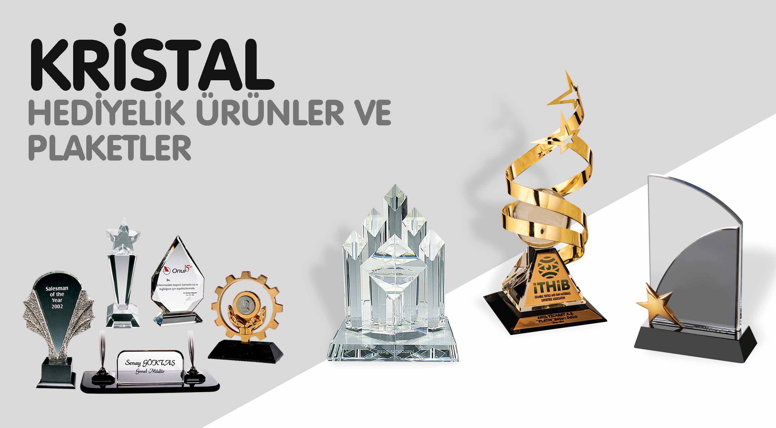 KRİSTAL HEDİYELİK ÜRÜNLER VE PLAKETLER