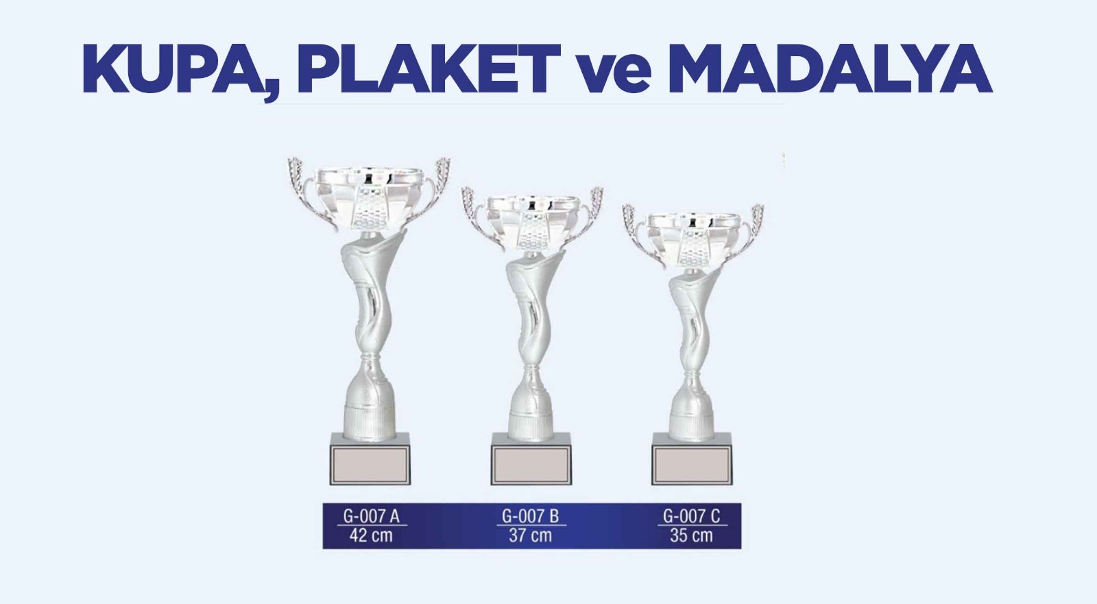 KUPA, PLAKET ve MADALYA ÜRÜNLERİ