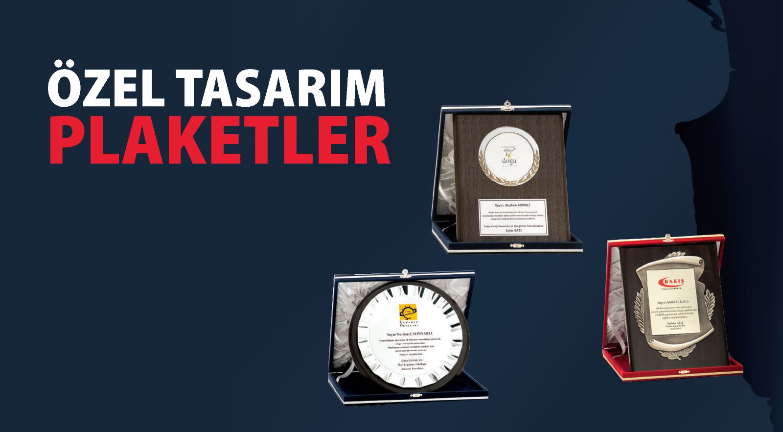 ÖZEL TASARIM PLAKETLER