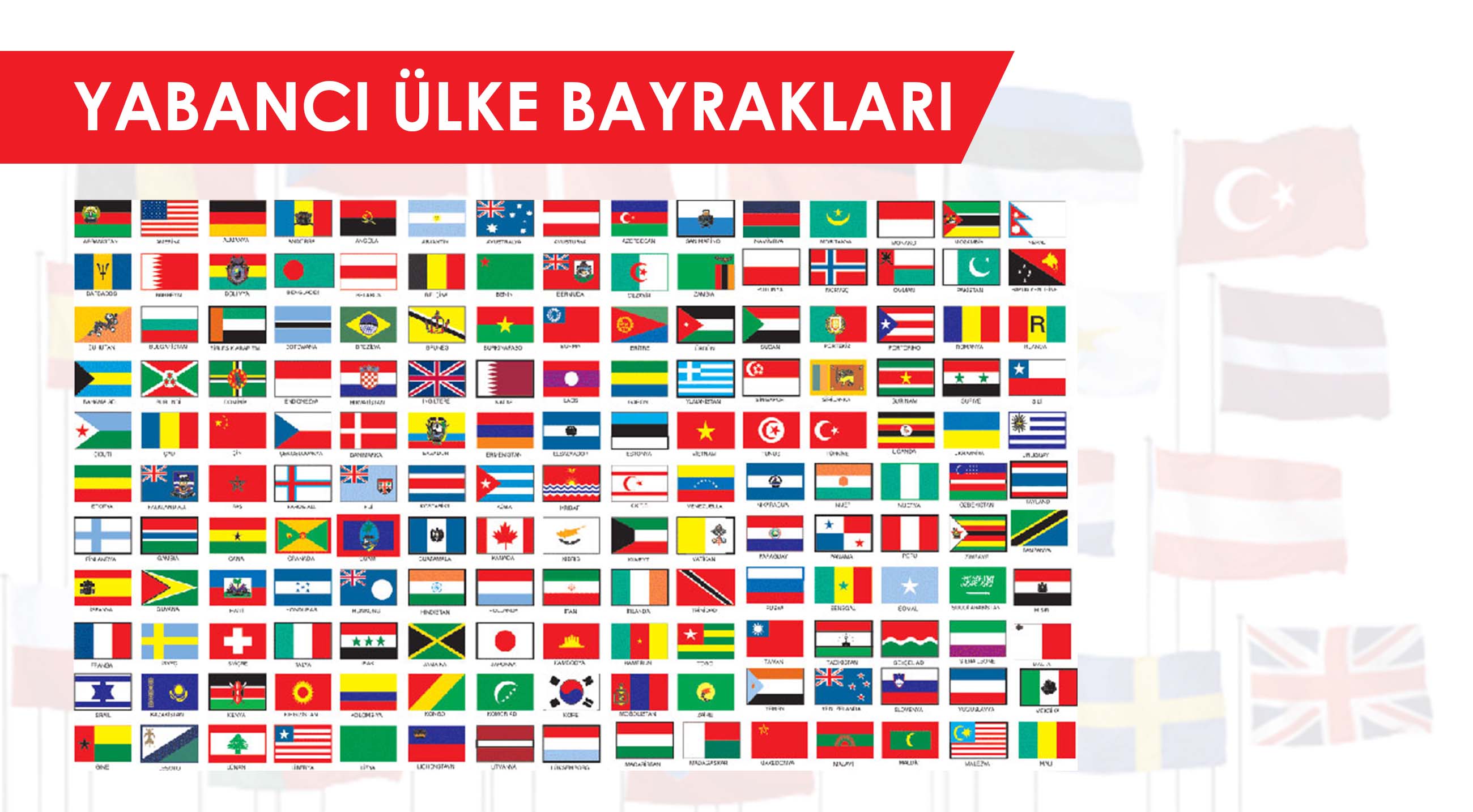 Yabancı Ülke Bayrakları