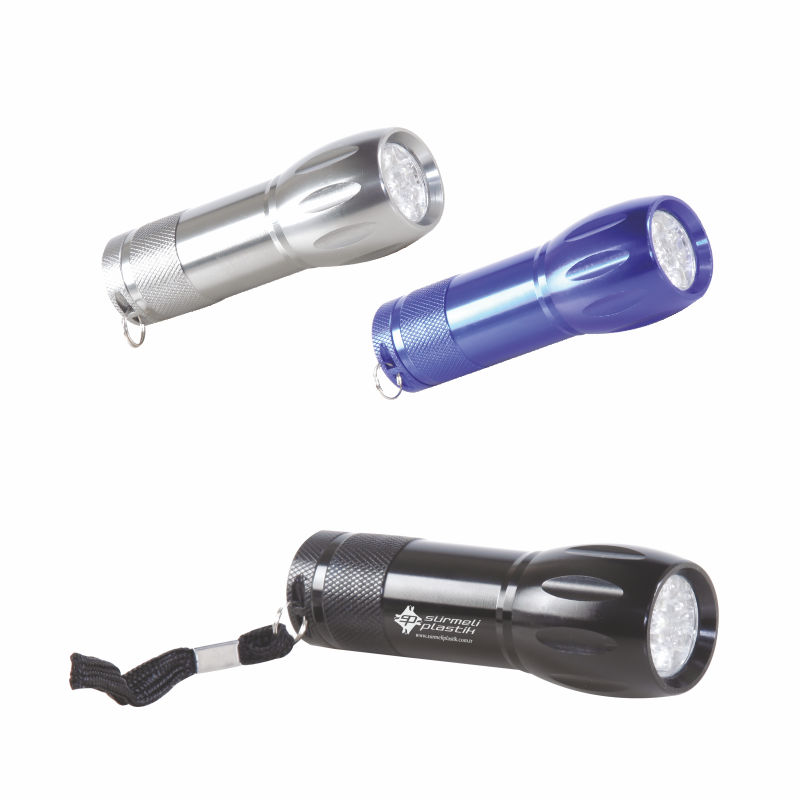 1206 9 LED - FLASHLIGHT / 9.5X3.5 cm