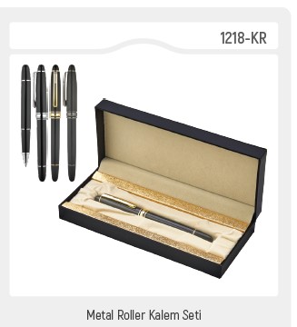 1218-KR Metal Rollerball Pen Set