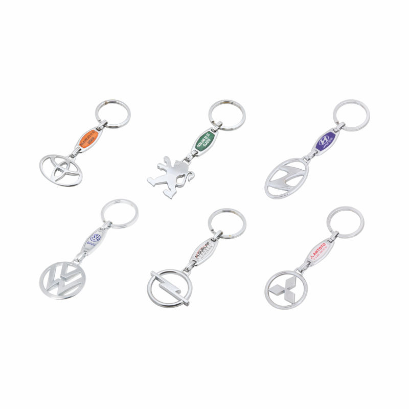 1640-KHL DOUBLE SIDE METAL KEYCHAIN
