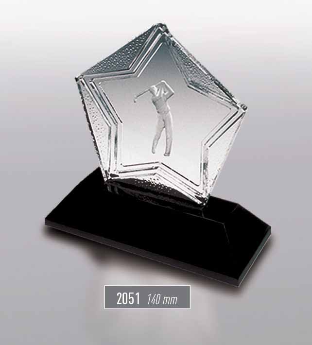 2051 - Spor Figürlü Kristal Ödül