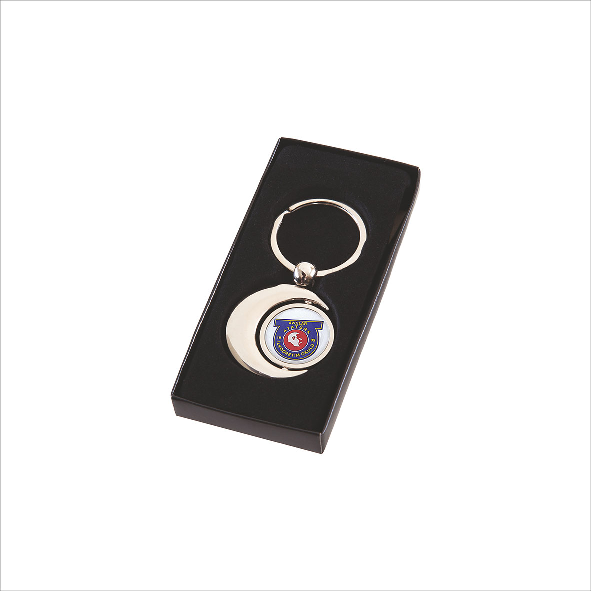 231-P ONE SIDE METAL KEYCHAIN