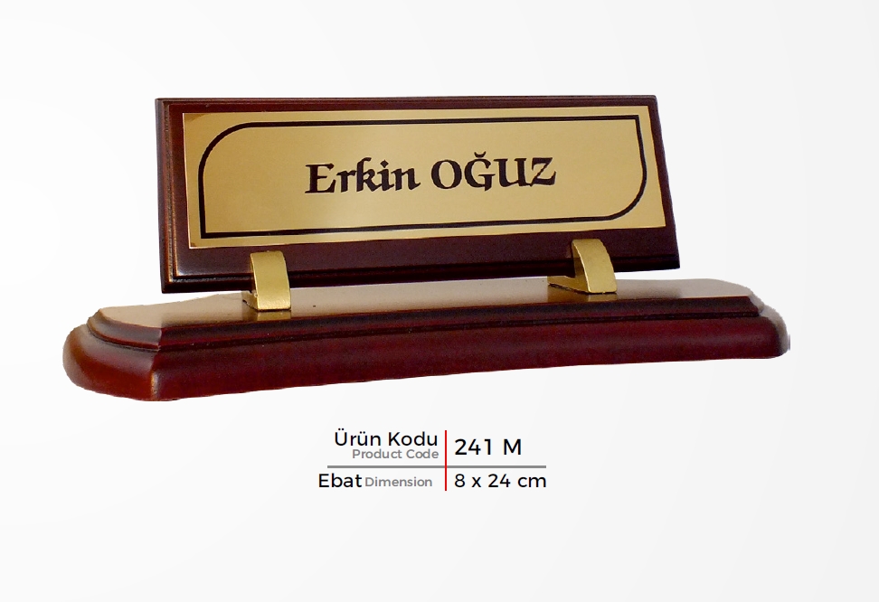 241 M Desk Name Tags