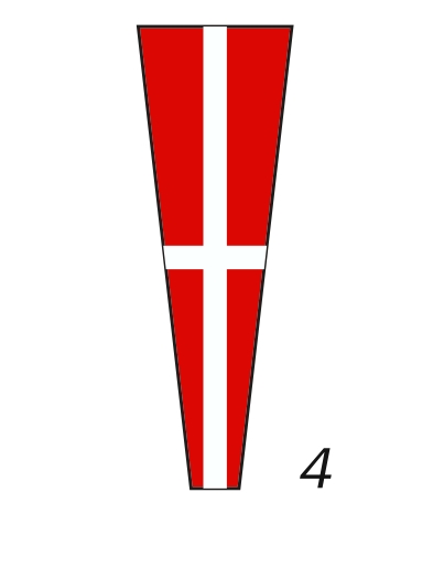 4 MARITIME SIGNAL PENNON