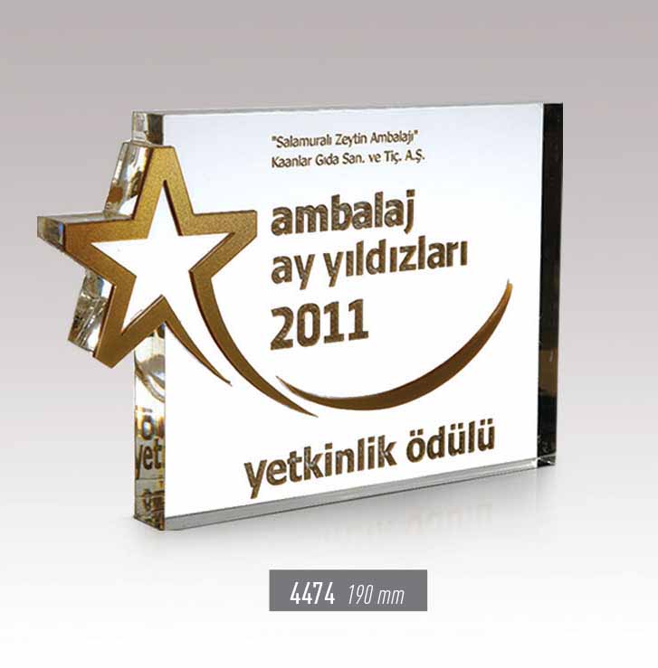 4474  - AKRİLİK PLAKET