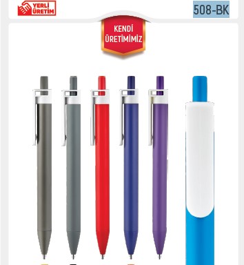 508-BK Plastic Ballpoint Pen