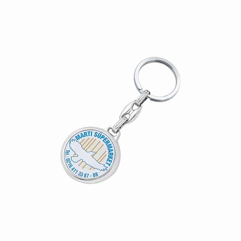 801-KHL DOUBLE SIDE METAL KEYCHAIN