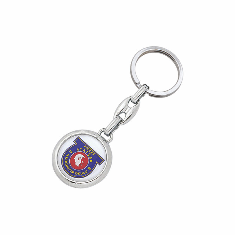 810-KHL DOUBLE SIDE METAL KEYCHAIN