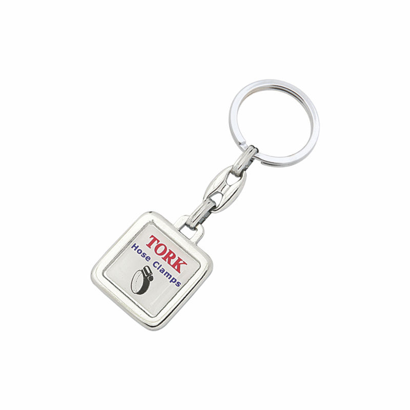 812-KHL DOUBLE SIDE METAL KEYCHAIN
