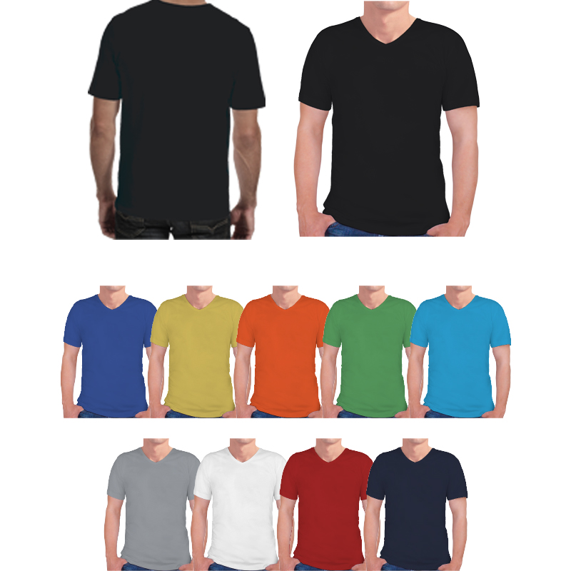 90- 1. QUALITY V NECK T-SHIRT (145 Gr.)