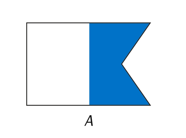 A MARITIME SIGNAL PENNON