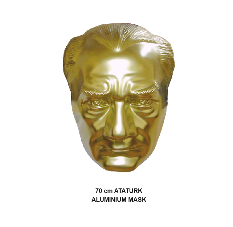 ALUMINIUM ATATURK MASK