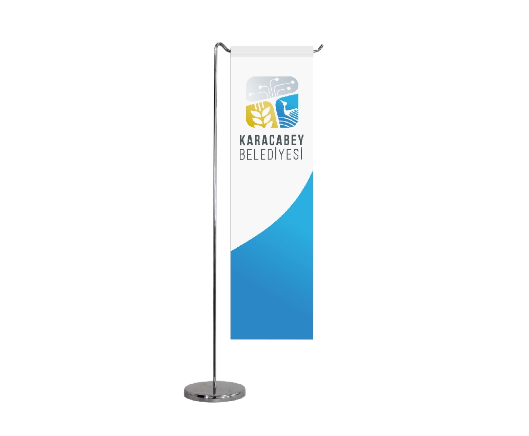 B303 TABLE FLAG STRAIGHT SHAPE