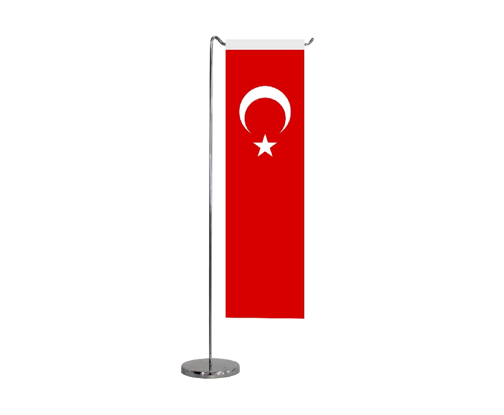 B313 TURKISH TABLE FLAG STRAIGHT SHAPE