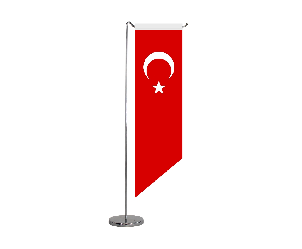 B315 TURKISH TABLE FLAG HORIZONTAL SHAPE