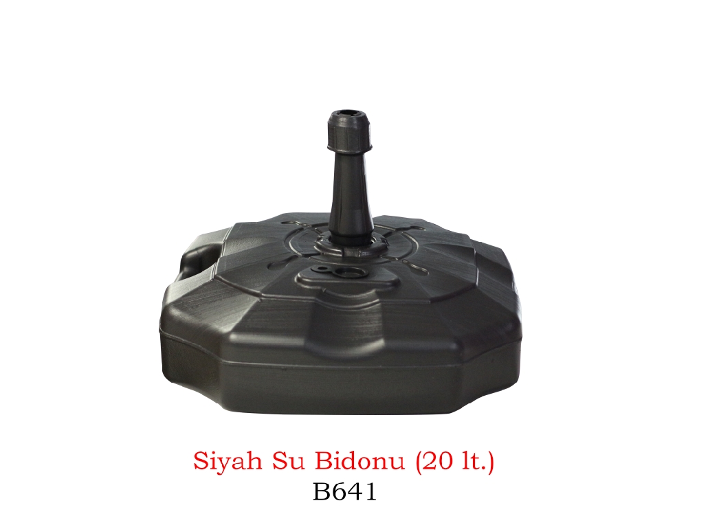 B641 SİYAH SU BİDONU 20 LT