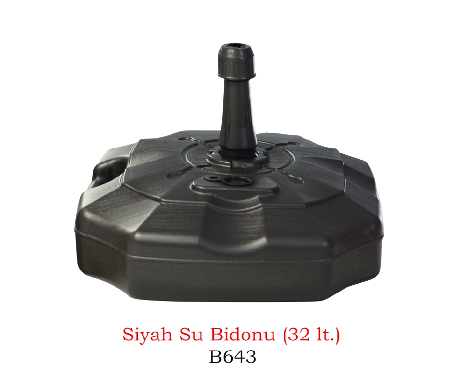 B642 SİYAH SU BİDONU 32 LT