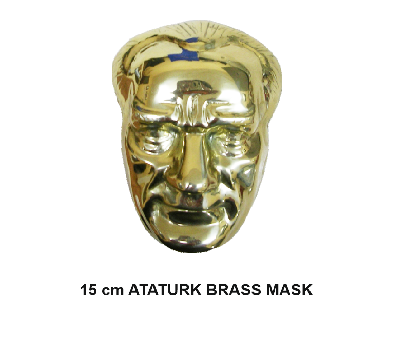 BRASS ATATURK MASK