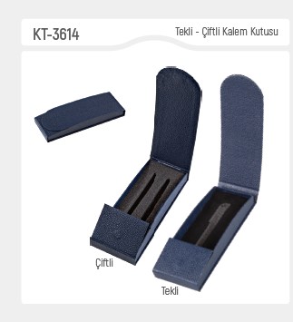 KT-3614 Tekli - Çiftli Kalem Kutusu