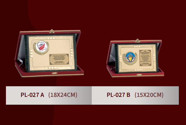 PL-027 AHŞAP PLAKETLER