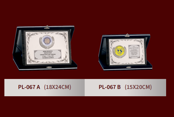 PL-067 AHŞAP PLAKETLER