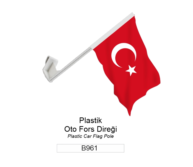 PLASTIC CAR FLAG POLE