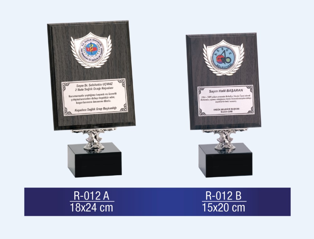 R-012 AHŞAP PLAKET