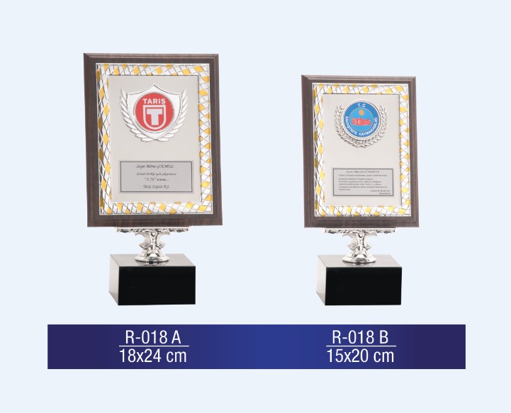 R-018 AHŞAP PLAKET