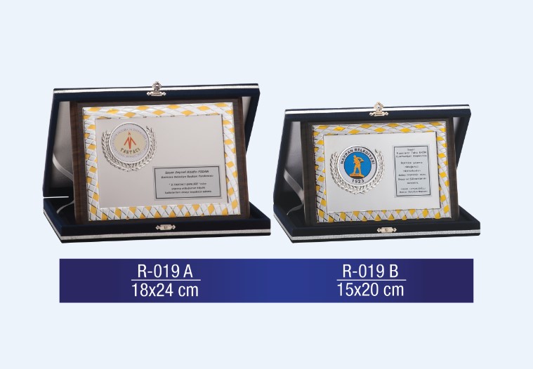 R-019 AHŞAP PLAKET