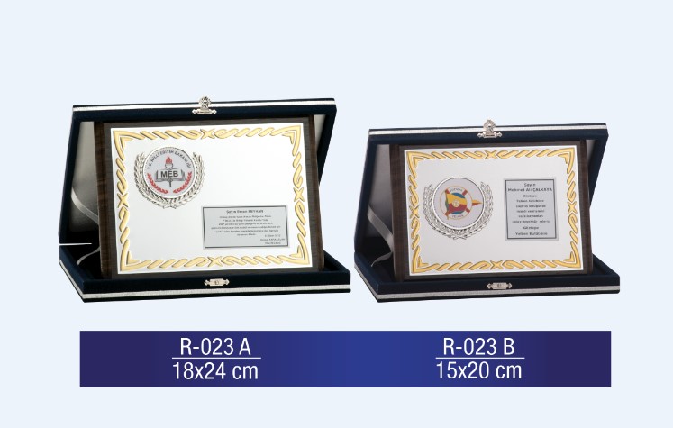 R-023 AHŞAP PLAKET