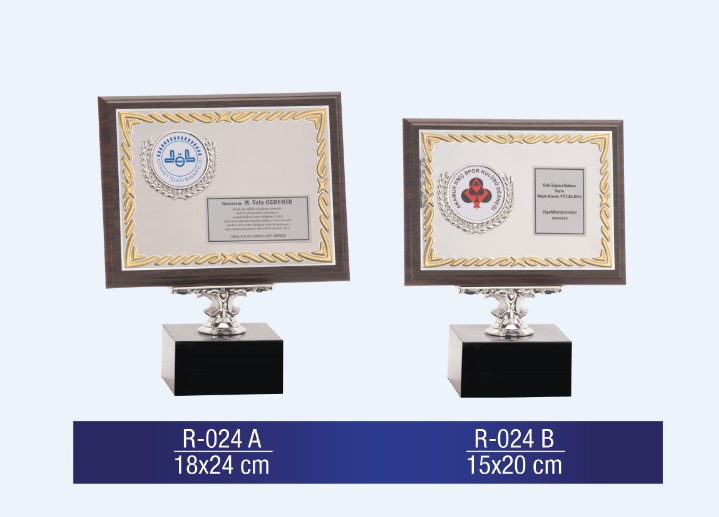 R-024 AHŞAP PLAKET