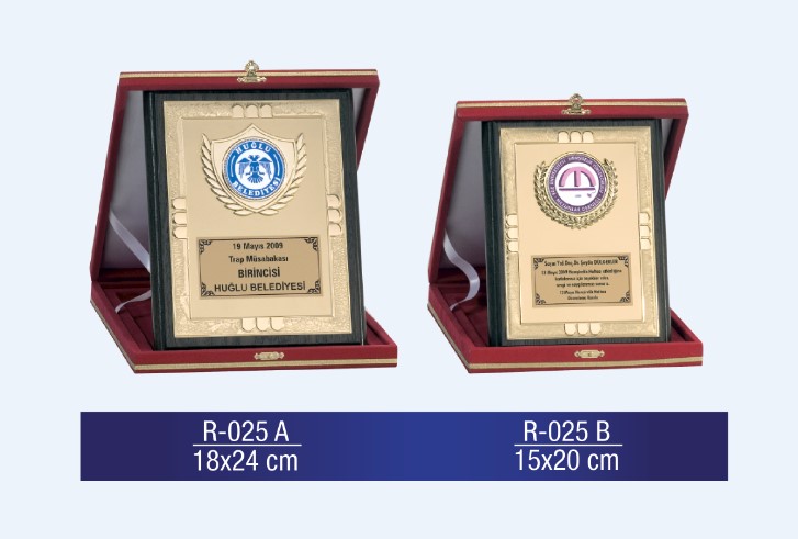 R-025 AHŞAP PLAKET