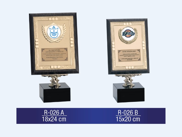 R-026 AHŞAP PLAKET