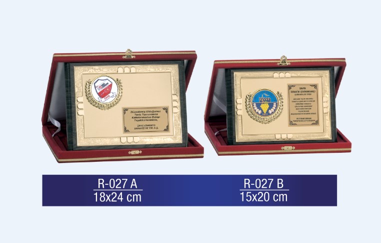 R-027 AHŞAP PLAKET