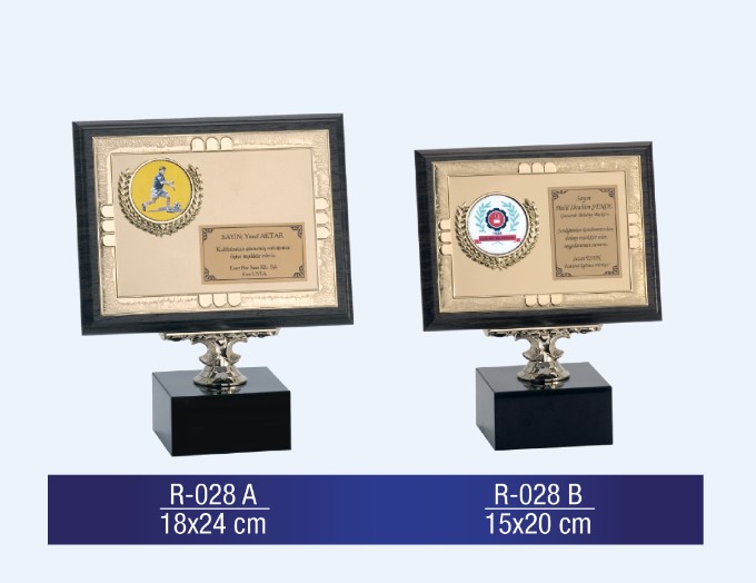 R-028 AHŞAP PLAKET 