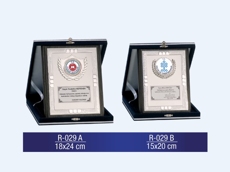 R-029 AHŞAP PLAKET 