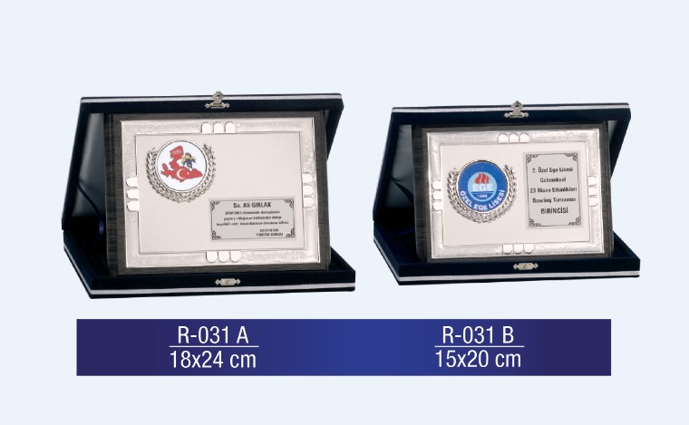 R-031 AHŞAP PLAKET 