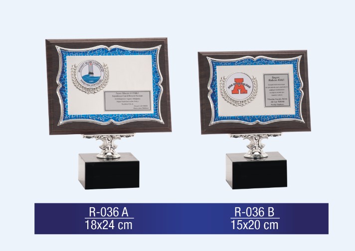 R-036 AHŞAP PLAKET 