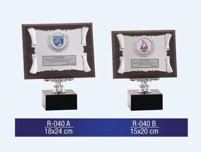 R-040 AHŞAP PLAKET 