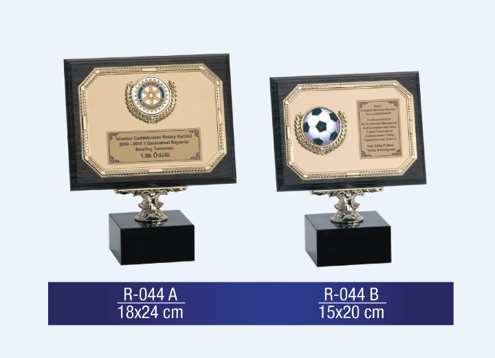 R-044 AHŞAP PLAKET 