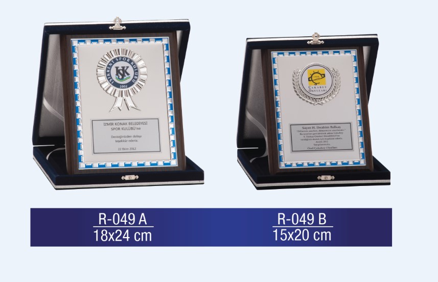 R-049 AHŞAP PLAKET 