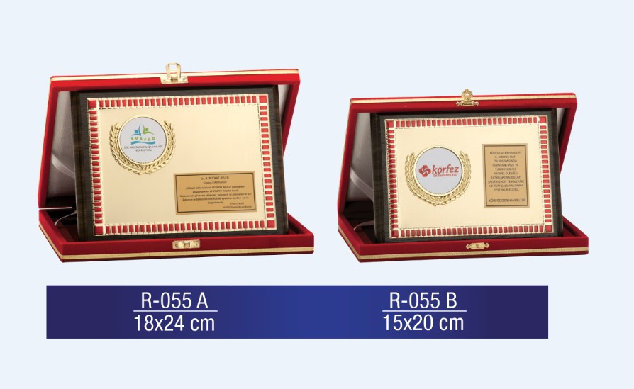 R-055 AHŞAP PLAKET 