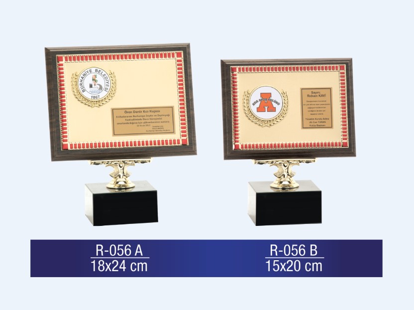 R-056 AHŞAP PLAKET 