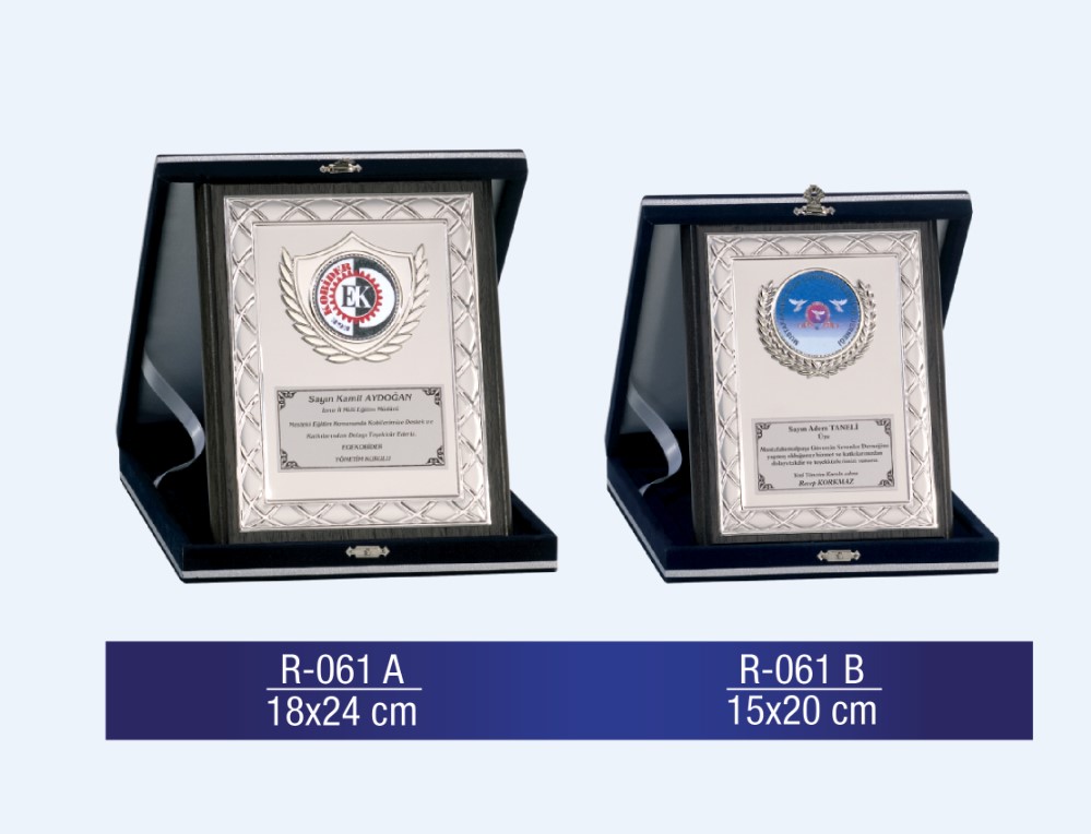 R-061 AHŞAP PLAKET 