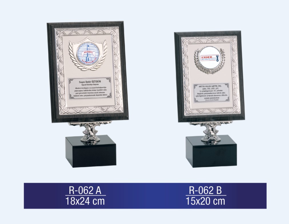 R-062 AHŞAP PLAKET 