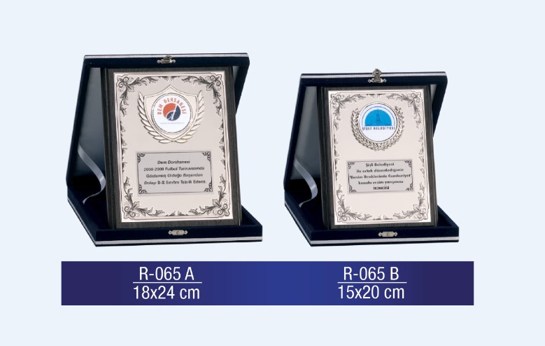 R-065 AHŞAP PLAKET 